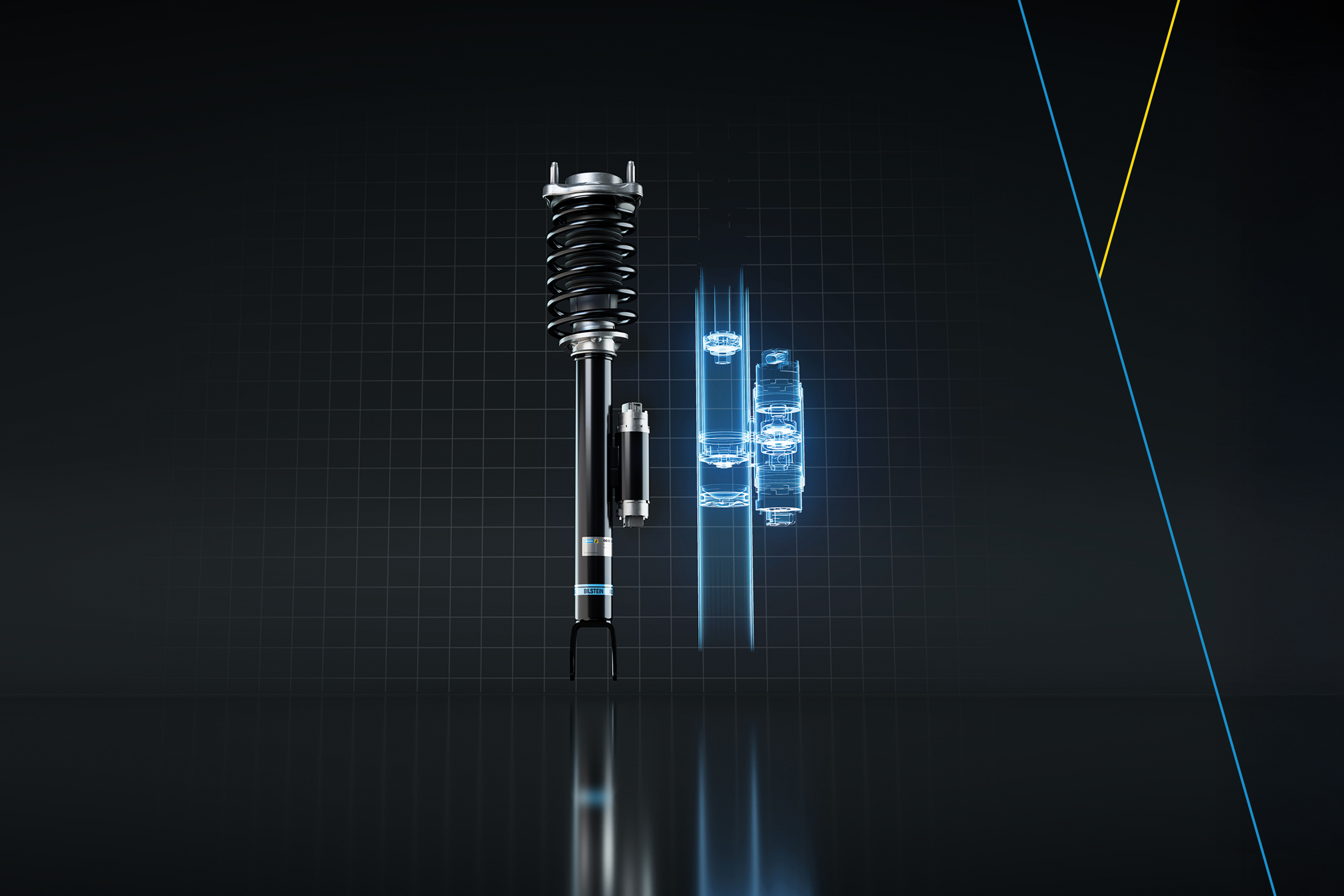 Shock absorber with a new technology